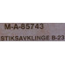 MAKITA STIKSAVKLINGE B-23 Makita nr. A-85743. Til div. metal, kunststof og træ.